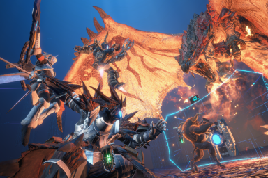 Monster Hunter Exoprimal Crossover Date Set, Boss Fight Detailed